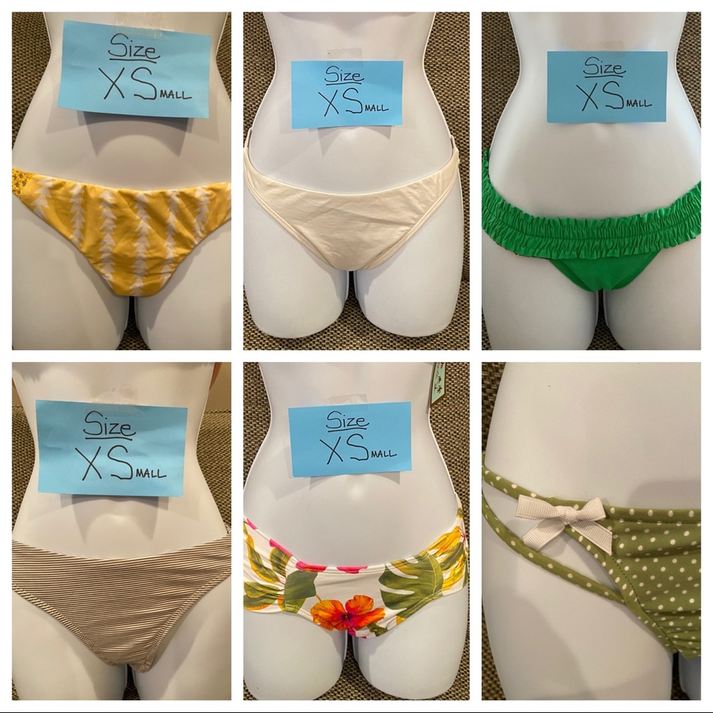 Bikini bottoms size XS by brand Letarte